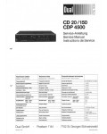 Сервисная инструкция Dual CD20, CD150, CDP4500