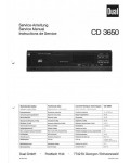 Сервисная инструкция Dual CD3650