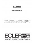 Сервисная инструкция Ecler DAC110E