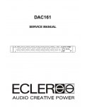 Сервисная инструкция Ecler DAC161