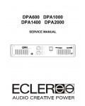 Сервисная инструкция Ecler DPA600, DPA1000, DPA1400, DPA2000