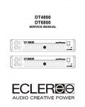 Сервисная инструкция Ecler DT4800, DT6800
