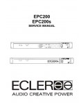 Сервисная инструкция Ecler EPC200, EPC200S