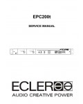 Сервисная инструкция Ecler EPC200T