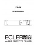 Сервисная инструкция Ecler FA-50