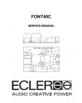 Сервисная инструкция Ecler FONT40C