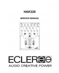 Сервисная инструкция Ecler HAK320