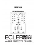 Сервисная инструкция Ecler HAK380