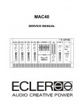 Сервисная инструкция Ecler MAC40