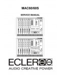 Сервисная инструкция Ecler MAC60, MAC60S