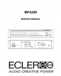Сервисная инструкция Ecler MPA280