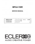 Сервисная инструкция Ecler MPA4-150R