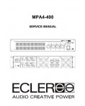 Сервисная инструкция Ecler MPA4-400