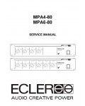 Сервисная инструкция Ecler MPA4-80, MPA6-80