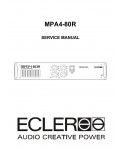 Сервисная инструкция Ecler MPA4-80R