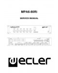 Сервисная инструкция Ecler MPA6-80RI