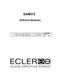Сервисная инструкция Ecler SAM512