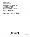 Сервисная инструкция Eiki CD-8080