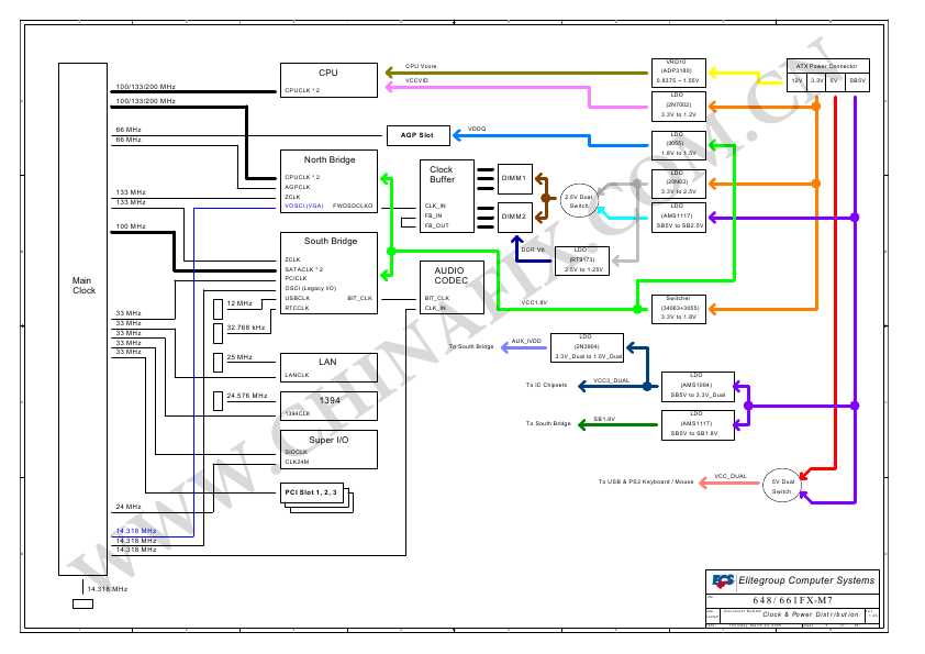 Схема Elitegroup ECS 648FX-M7 REV.1.2A