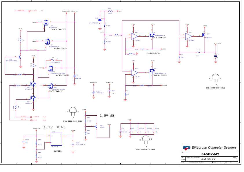 Схема Elitegroup ECS 845GV-M2 REV.1.2A