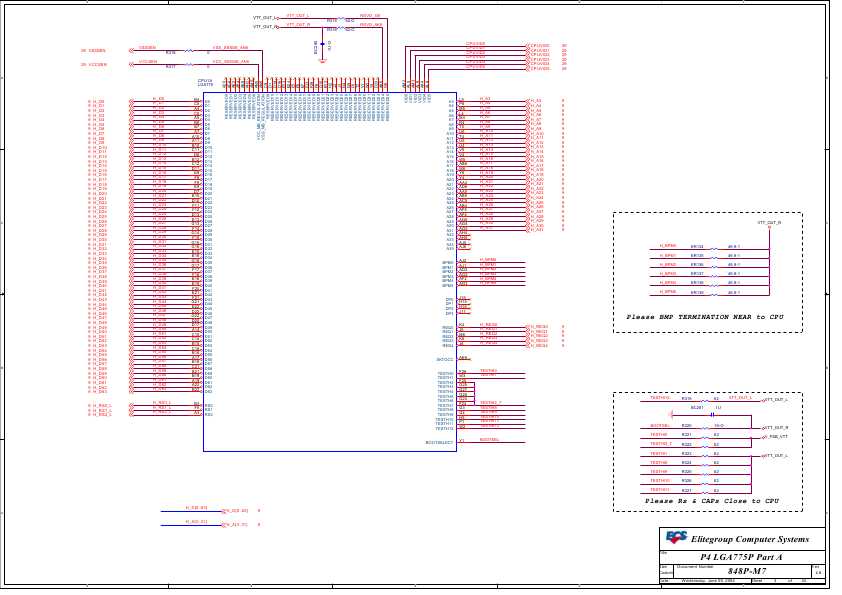 Схема Elitegroup ECS 848P-M7 REV.1.0