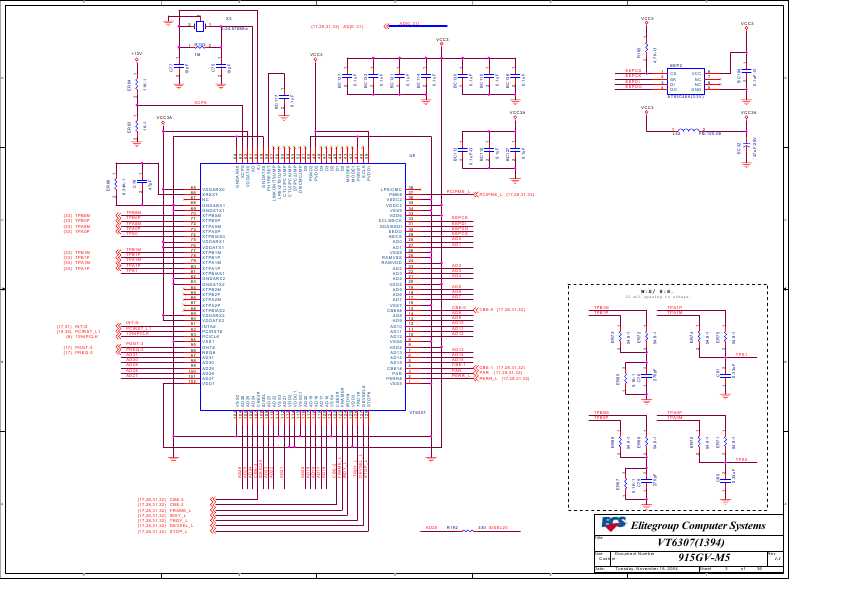 Схема Elitegroup ECS 915GV-M5 REV.1.11