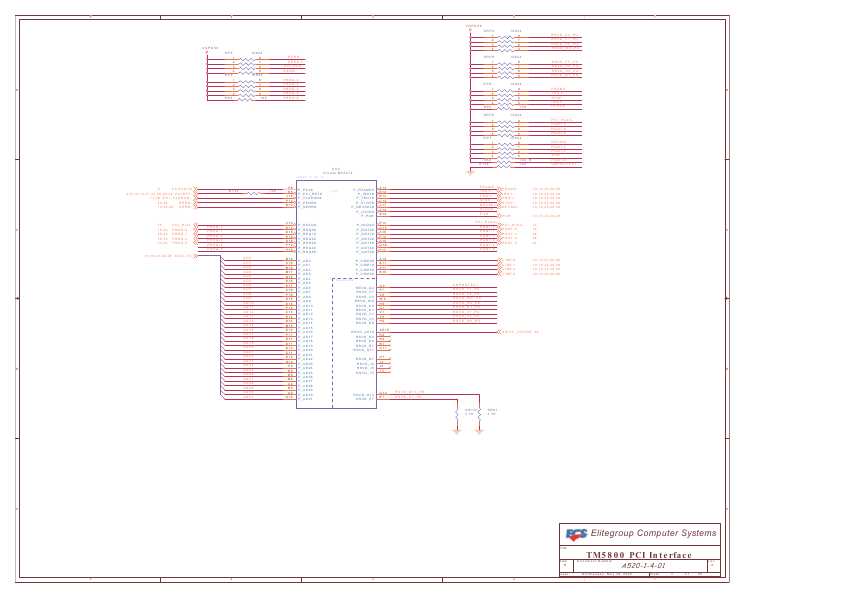 Схема Elitegroup ECS A520 REV.A