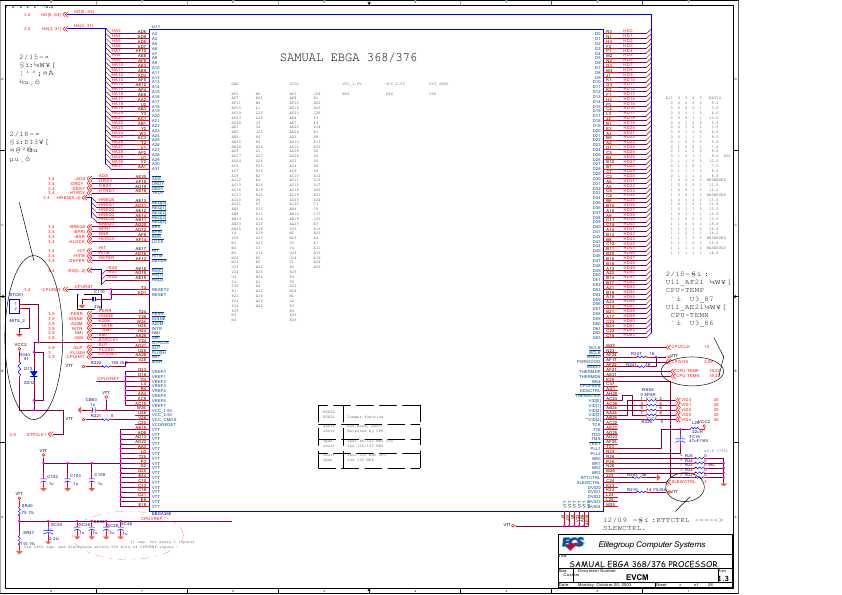 Схема Elitegroup ECS EVCM REV.1.3