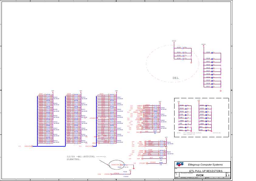 Схема Elitegroup ECS EVCM REV.1.3