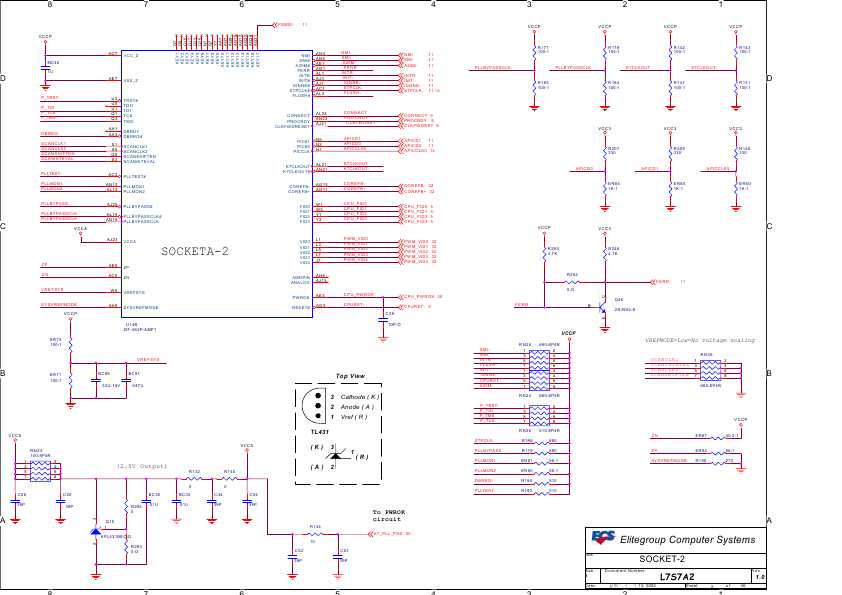 Схема Elitegroup ECS L7S7A2 REV.1.0