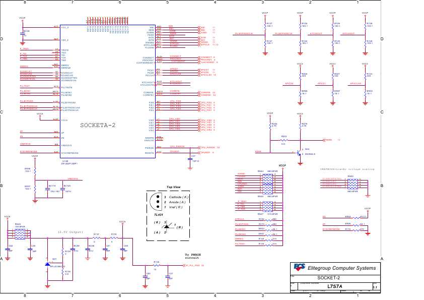 Схема Elitegroup ECS L7S7A REV.1.1