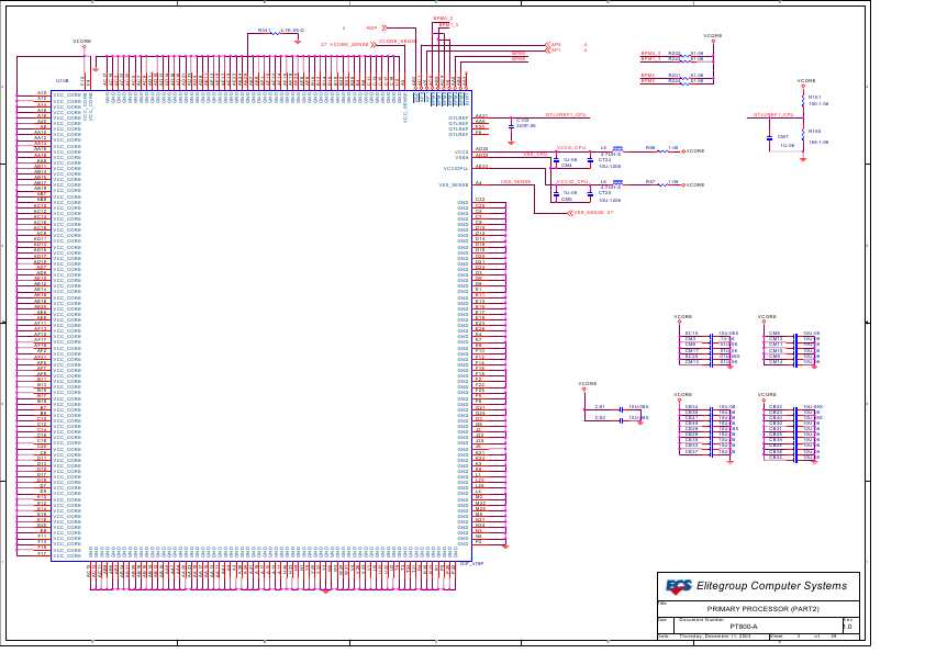 Схема Elitegroup ECS PT800-A REV.1.0