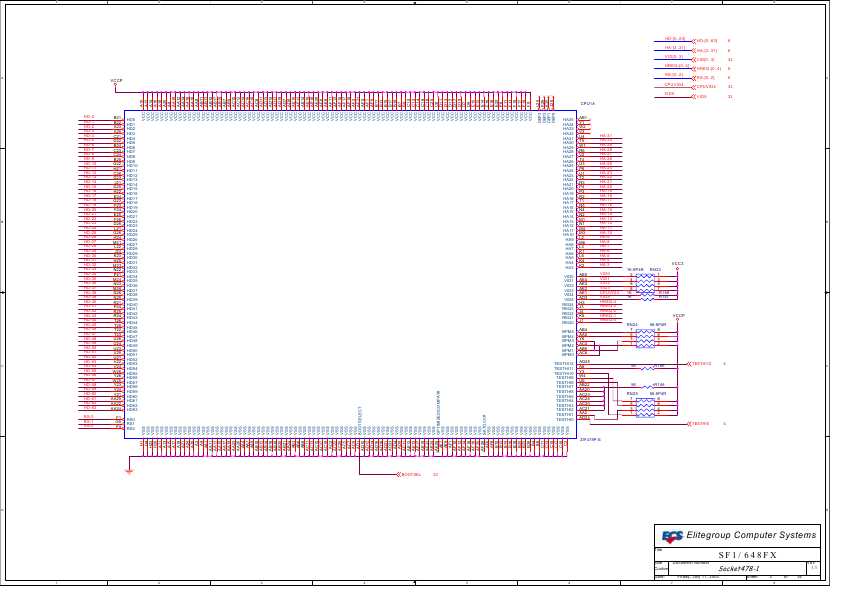 Схема Elitegroup ECS SF1 648FX REV.1.1