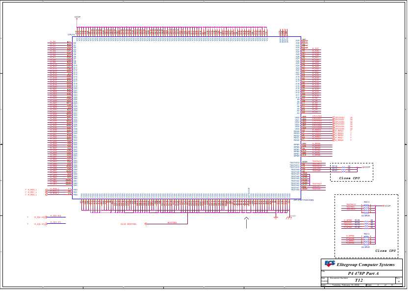 Схема Elitegroup ECS T12 REV.V1.0A