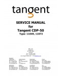Сервисная инструкция Eltax CDP-50 TANGENT