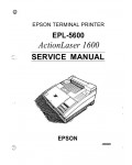 Сервисная инструкция Epson EPL-5600