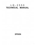 Сервисная инструкция Epson LQ-2550