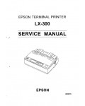 Сервисная инструкция Epson LX-300