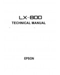 Сервисная инструкция Epson LX-800
