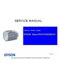 Сервисная инструкция Epson Stylus Photo RX500, RX510