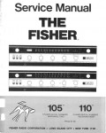 Сервисная инструкция Fisher 105, 110
