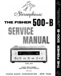 Сервисная инструкция Fisher 500-B