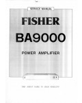 Сервисная инструкция Fisher BA9000
