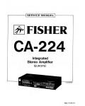 Сервисная инструкция Fisher CA-224