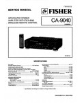 Сервисная инструкция Fisher CA-9040