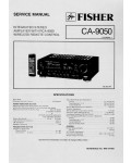 Сервисная инструкция Fisher CA-9050