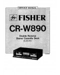 Сервисная инструкция Fisher CR-W890