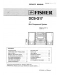 Сервисная инструкция Fisher DCS-G17
