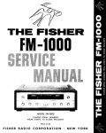Сервисная инструкция Fisher FM-1000