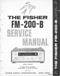 Сервисная инструкция FISHER FM-200-B